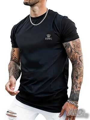 Мъжка тениска ”King”, ТОП ЦЕНА S M L XL