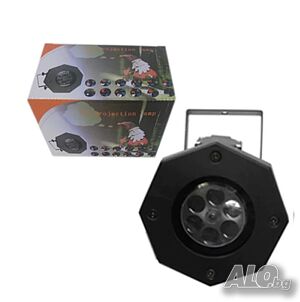 Празничен LED прожектор DLY Projection lamp, Черен