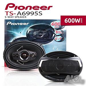 Комплект 2 броя Автомобилни говорители PIONEER, ЕЛИПСОВИДНИ, Номинална мощност 160w