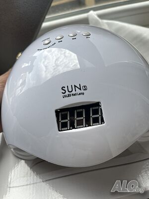 Елегантна и компактна UV LED лампа за нокти SUN5 с висока мощност-48W