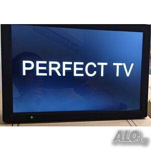 Портативен телевизор Perfect tv, 12/220V, Цифров тунер DVB-T2, Мултимедия, Акумулатор