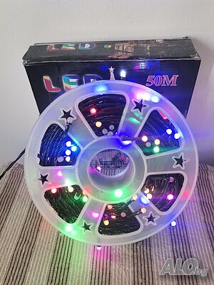 LED лампички, 50М