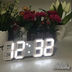 LED дигиталният часовник с будилник!