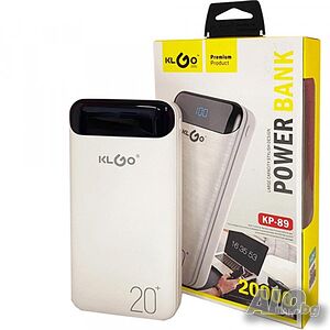 Преносима батерия KLGO KP-89 POWER BANK, 10000/20000mAh с LED дисплей