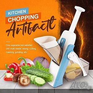 Мултифункционален чопър Spring Slicer за рязане на плодове и зеленчуци