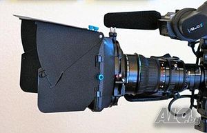 Matte Box PROAIM MB-700 на камерата с обектив 72мм и повече