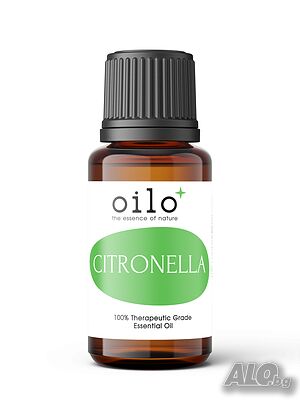 Oilo БИО Етерично Масло от Кора от Цитронела (Cymbopogon winterianus) - Citronella Oilo 5 мл.